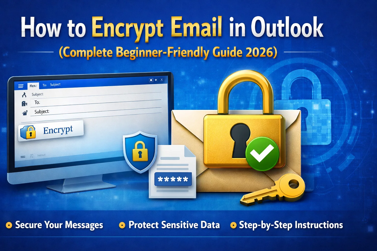 how to encrypt email in outlook