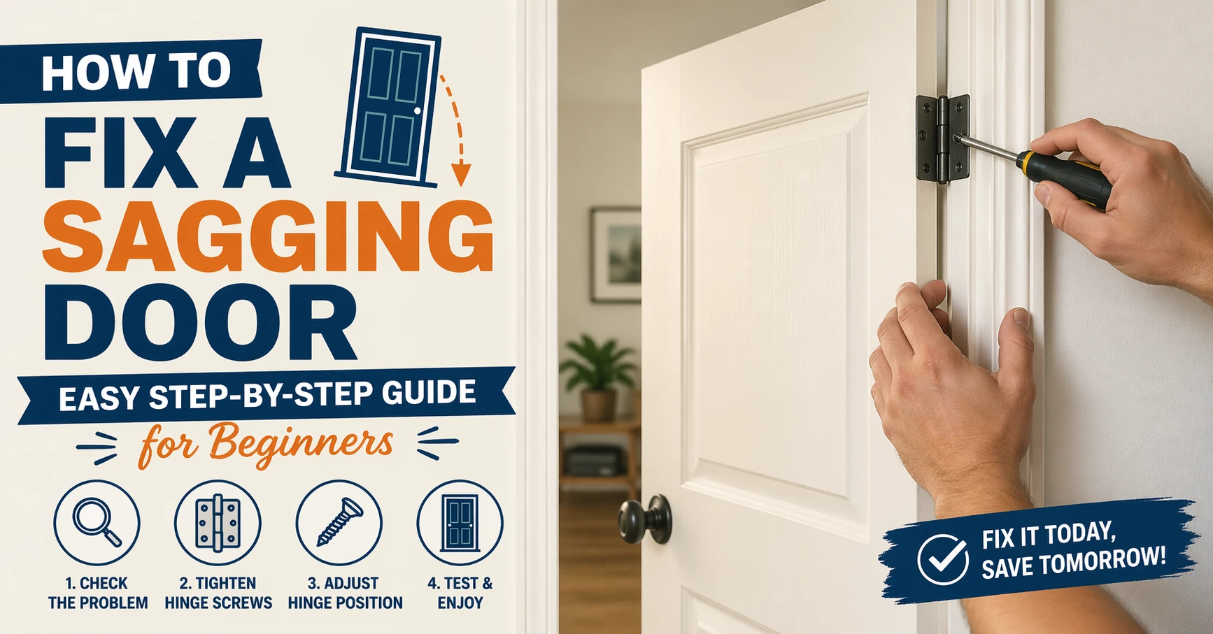 How to Fix a Sagging Door