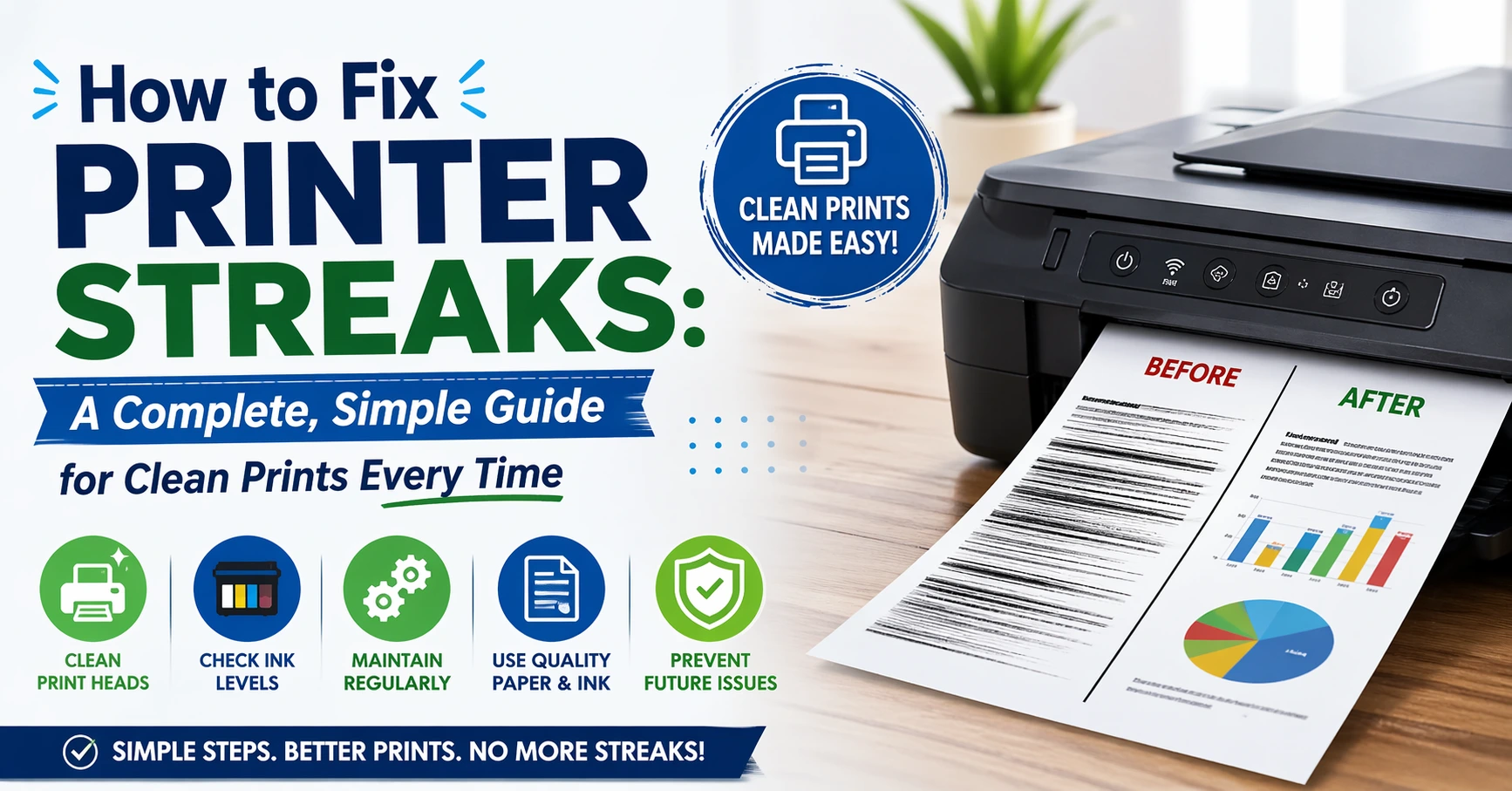 how to fix printer streaks