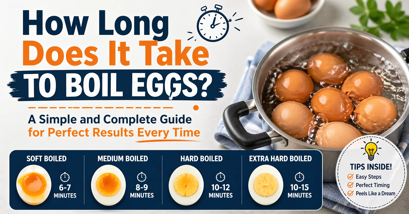 how long does it take to boil eggs