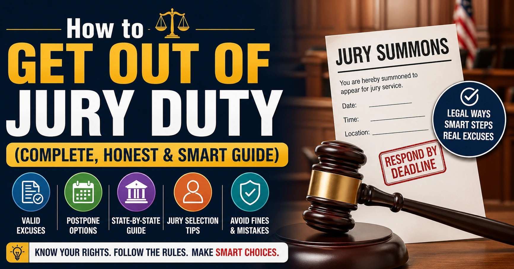 How to Get Out of Jury Duty