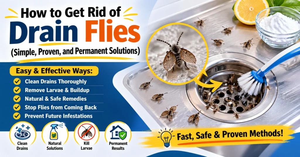 How to Get Rid of Drain Flies