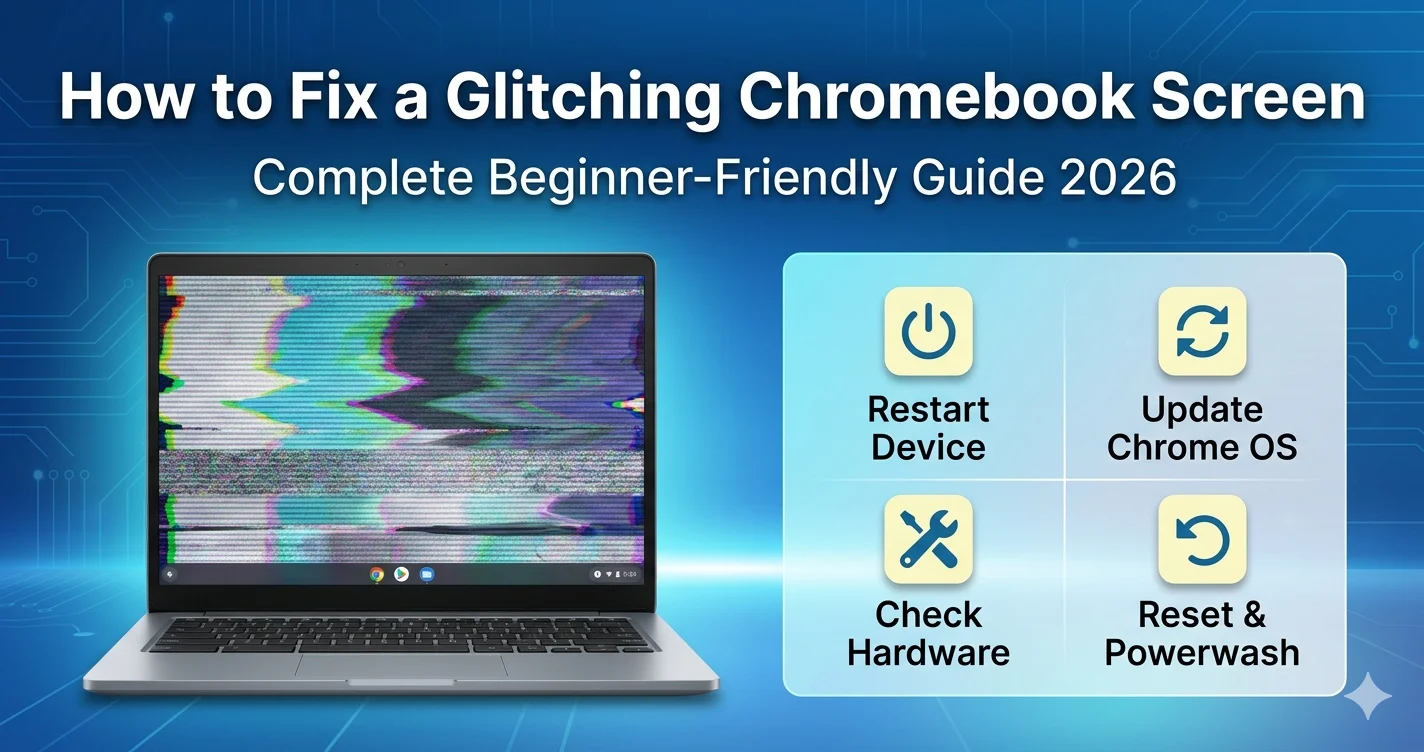 How to Fix a Glitching Chromebook Screen