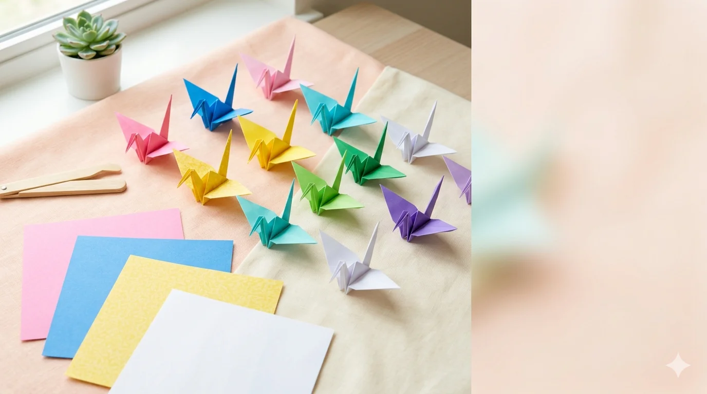 how to fold paper cranes