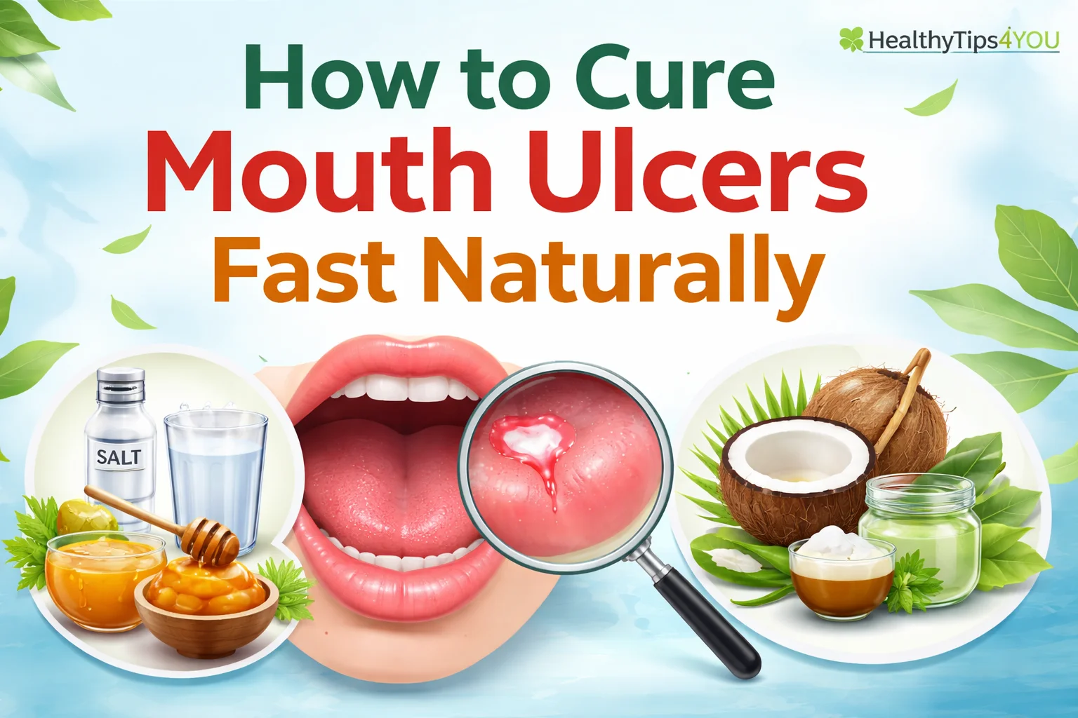 how to cure mouth ulcers fast naturally